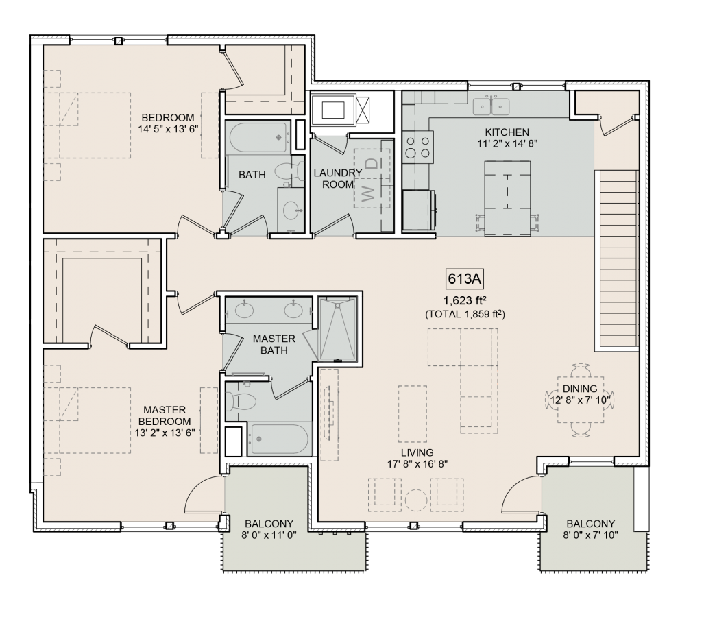 The Bower Floorplan Wynde 613